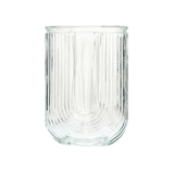 U Shape Vase - Elegant Round Glass Design for Modern Floral Displays - round glass vase - Hurbane Home