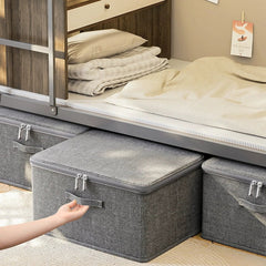 Under Bed Shoe Storage – Foldable Oxford Cloth Zippered Organizer Box - Under Bed Shoe Storage - Hurbane Home