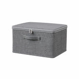 Under Bed Shoe Storage – Foldable Oxford Cloth Zippered Organizer Box.