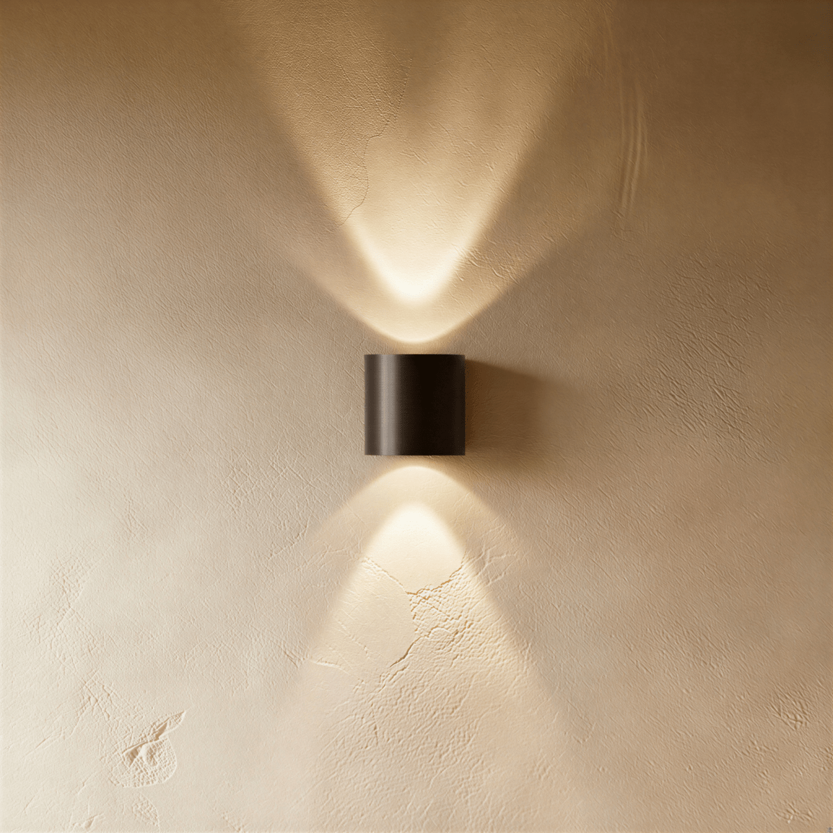 Waterproof up and down outdoor LED wall light close detail view 2