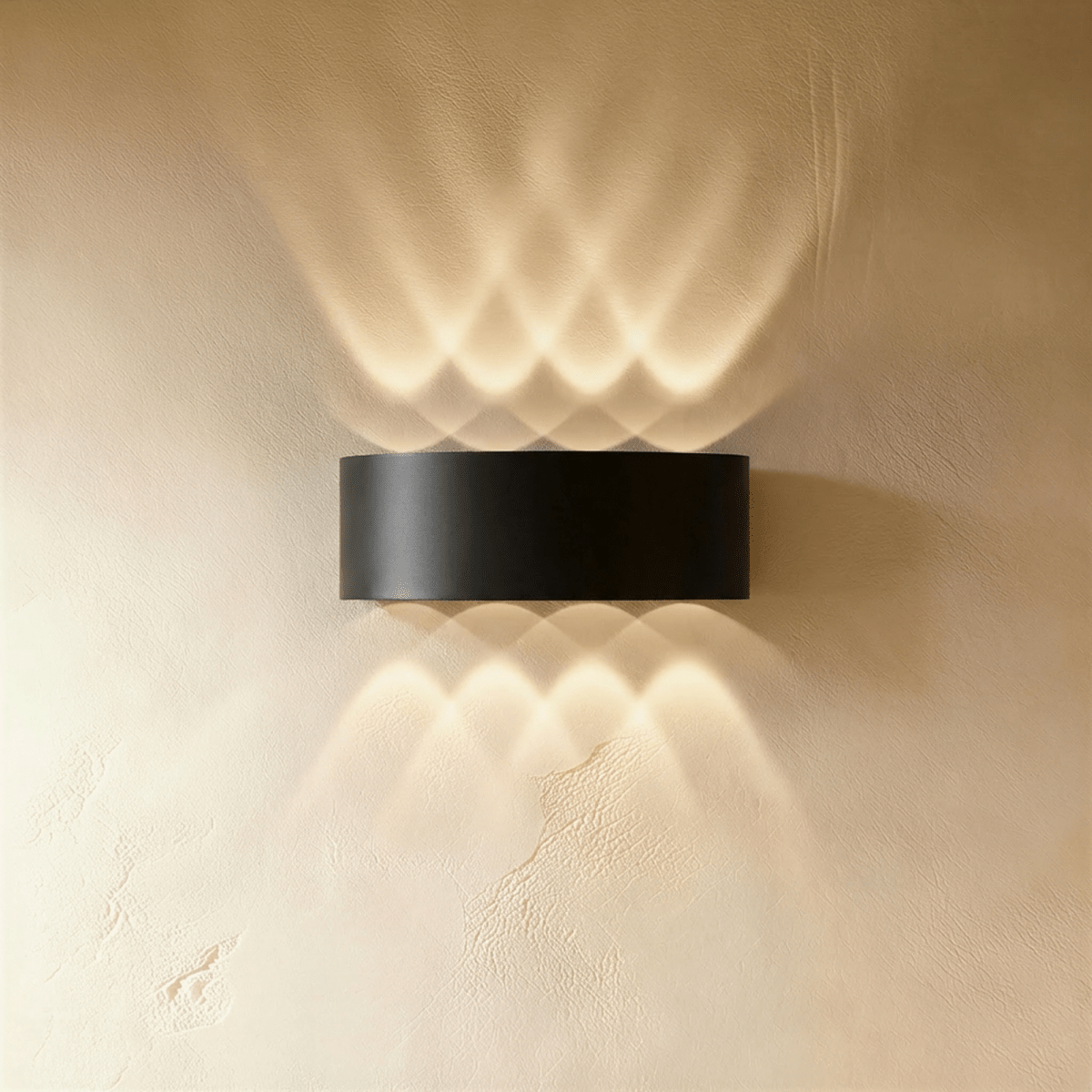 Waterproof up and down outdoor LED wall light close detail view 8