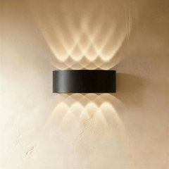 Waterproof up and down outdoor LED wall light close detail view 8