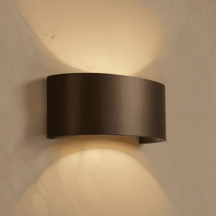 Waterproof up and down outdoor LED wall light close detail view 14
