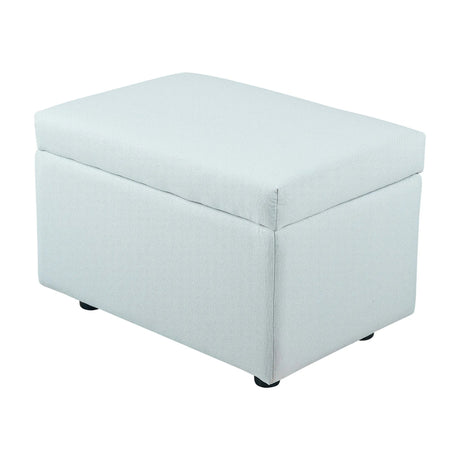 Upholstered Storage Ottoman - Versatile Folding Seat and Hidden Storage Solution - Pouf Stool Ottoman - Hurbane Home