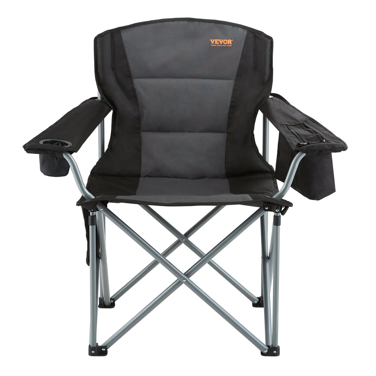Ultra-Comfort Folding Camping Chair 350lb Heavy-Duty Portable Seat