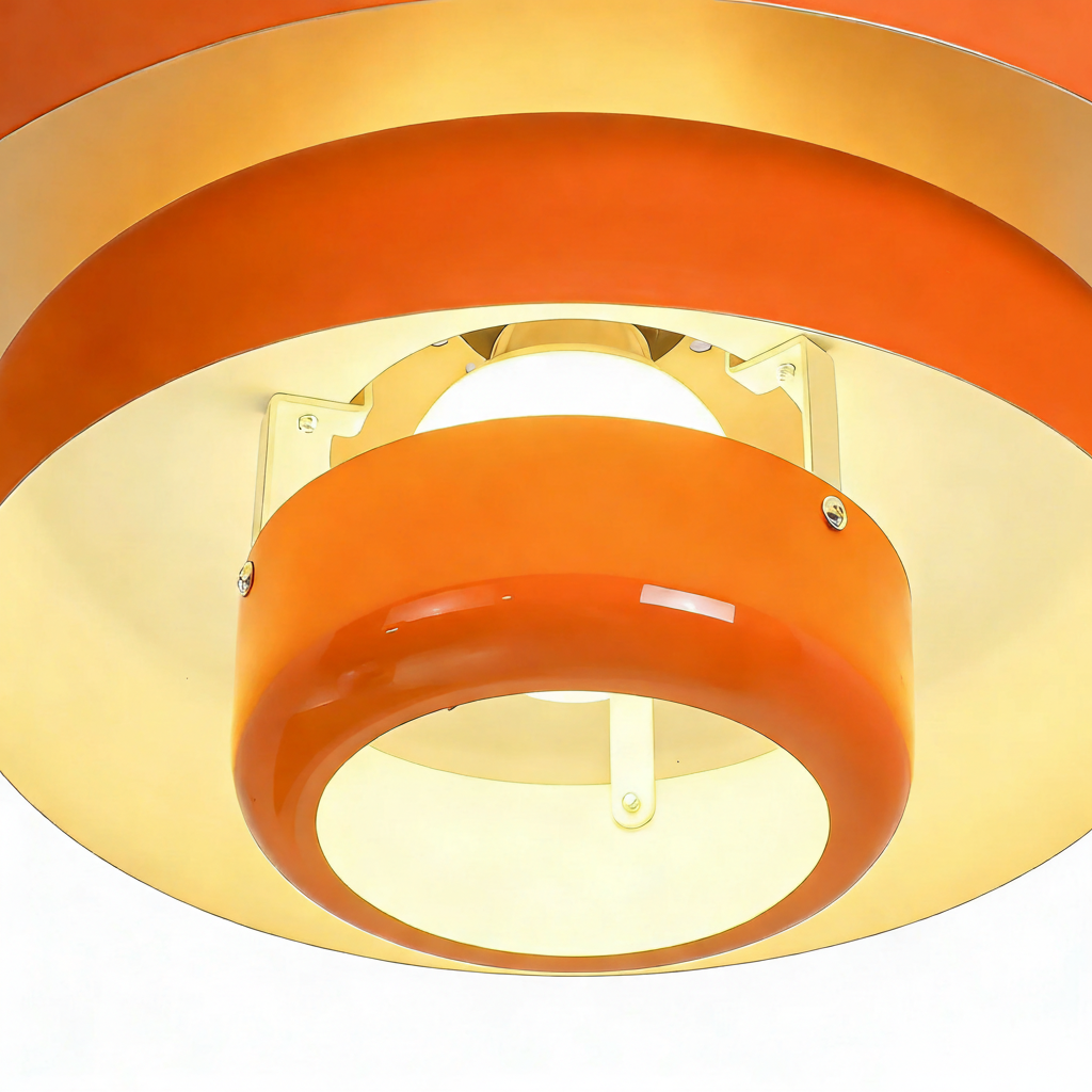 Vanesly Bauhaus Three-Tier Round Macaron Ceiling Light Modern Fixture