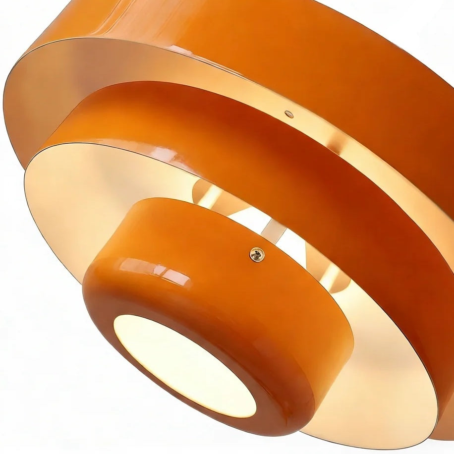Vanesly Bauhaus Three-Tier Round Macaron Ceiling Light Modern Fixture