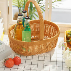 Vegetable Storage Basket Plastic - Space - Saving Kitchen Rack & Organizer - Kitchen Counter basket - Hurbane Home