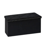 Velvet Storage Bench - Affordable Space - Saving Furniture for Bedroom Elegance - Bedroom Storage Bench - Hurbane Home
