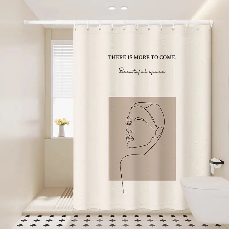 VIKAMA Winter Forest Landscape Farmhouse Shower Curtain Washable - Hurbane Home