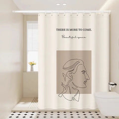 VIKAMA Winter Forest Landscape Farmhouse Shower Curtain Washable - Hurbane Home