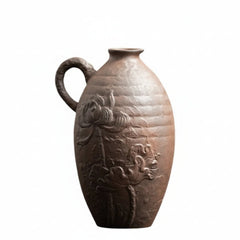 Vintage Ceramic Wall Vase - Textured Design for Stylish Home Decor - Textured Ceramic Vase - Hurbane Home