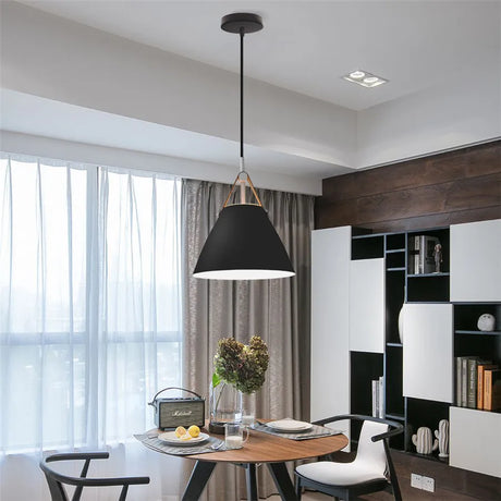 Vintage industrial pendant ceiling light hanging over kitchen island