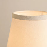 Vintage linen shade wall sconce detail view 31 showing finish and construction