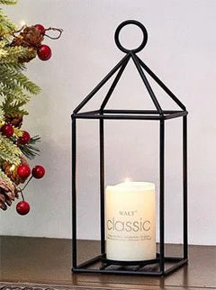 Vintage Wrought Iron Candle Holder - Elegant Floor Standing Decor for Home - Metal Candle Holders - Hurbane Home