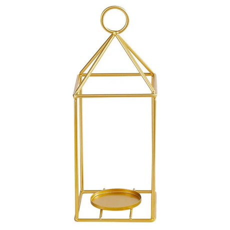 Vintage Wrought Iron Candle Holder - Elegant Floor Standing Decor for Home - Metal Candle Holders - Hurbane Home