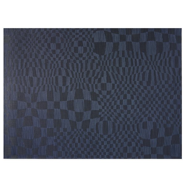 vinyl area rug with warp woven pattern