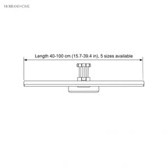 minimalist metal led mirror wall light dimensions
