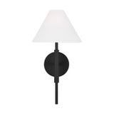 Drew & Jonathan Porteau Linen Shade Wall Sconce - Dimmable Modern