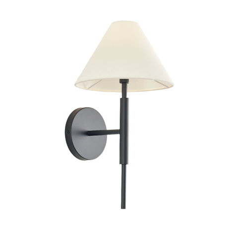 Drew & Jonathan Porteau Linen Shade Wall Sconce - Dimmable Modern