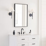 Drew & Jonathan Porteau Linen Shade Wall Sconce - Dimmable Modern