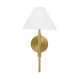 Drew & Jonathan Porteau Linen Shade Wall Sconce - Dimmable Modern