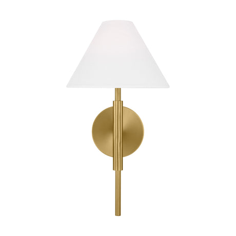 Drew & Jonathan Porteau Linen Shade Wall Sconce - Dimmable Modern