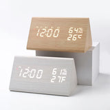 Voice control backlight LCD clock with night light feature