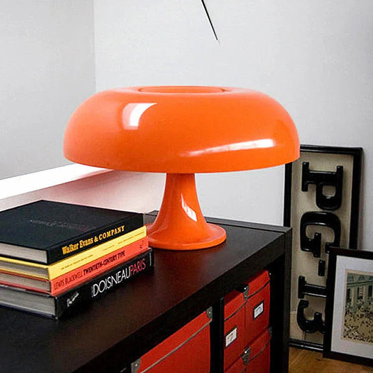 Elenorra Lucente Mushroom Table Lamp Retro Italian Design 7.8in