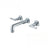Wall Mounted Bathroom Faucet – Brass Dual Handle Hot Cold Mixer - Wall Mount Bathroom Faucet - Hurbane Home