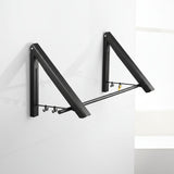 Wall Mounted Foldable Cloth Dryer - Space - Saving, Adjustable Laundry Drying Rack - folding drying rack - Hurbane Home