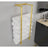 Wall Mounted Towel Storage – Stainless Steel Rolled Towel Organizer Rack - Hurbane Home