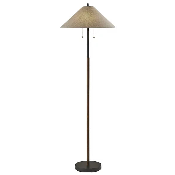 Warm ambient lighting floor lamp design