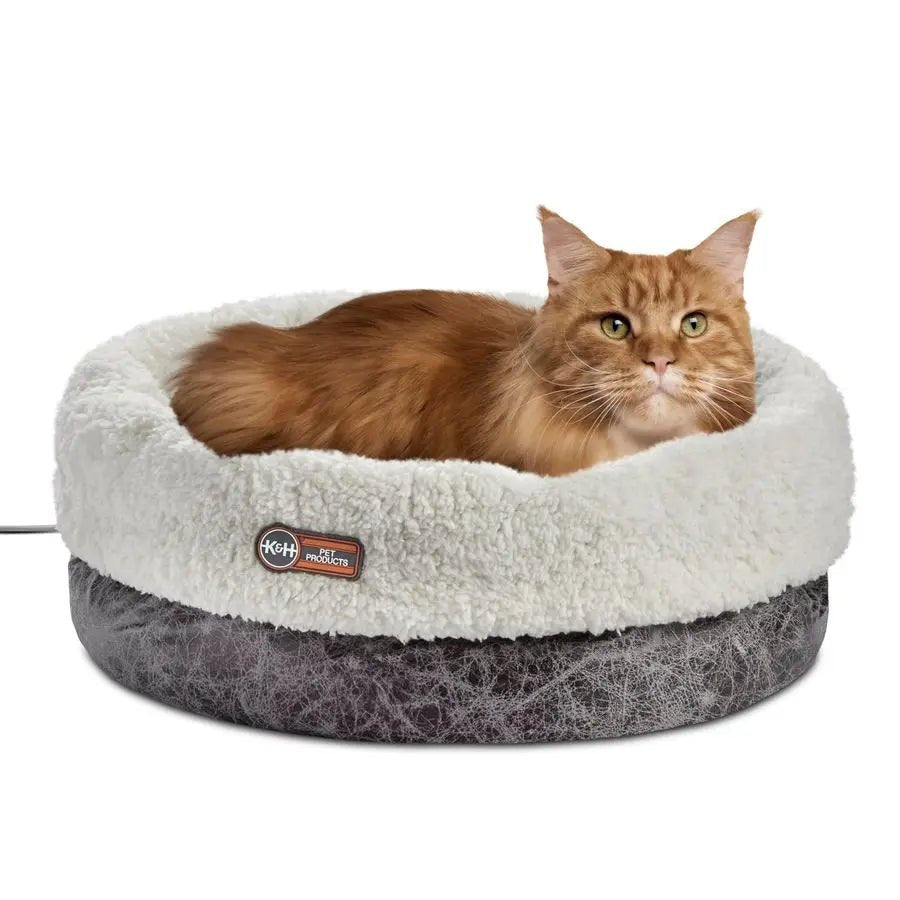 Warmapet Bed – Thermal Heated Plush Pet Bed - Heated Pet Bed - Hurbane Home