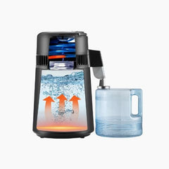 Water Distillers for Home Countertop - SucceBuy Stainless Steel Water Distiller 4L - Hurbane Home