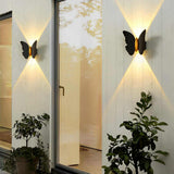 Animal shaped outdoor LED wall light detail view 1 showing finish and construction