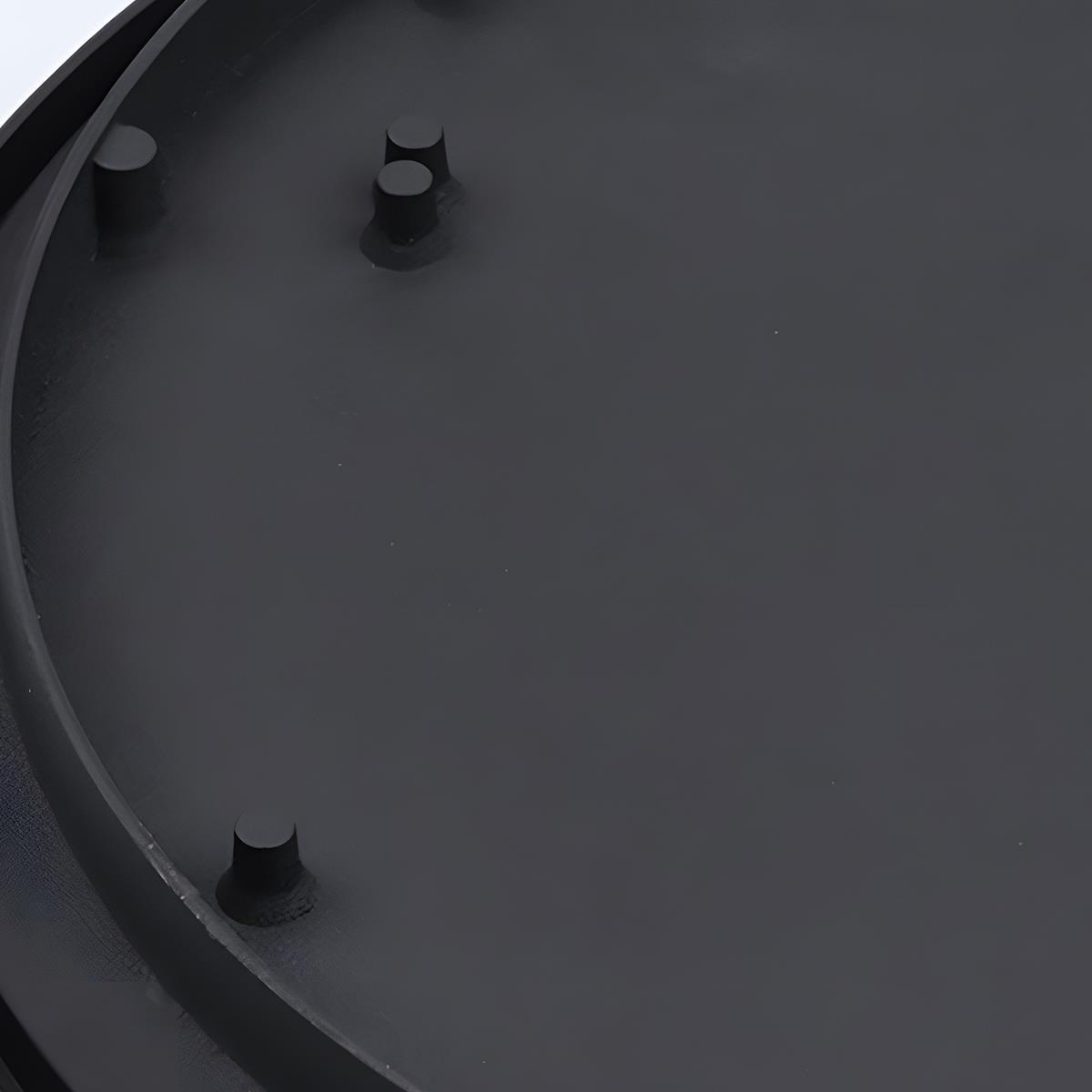 Round LED outdoor porch light detail view 14 showing finish and construction