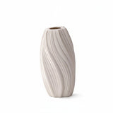 White Ceramic Vase - Textured Large Floor Vase for Stylish Home Décor - Textured Ceramic Vase - Hurbane Home