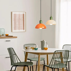 White glass bowl pendant light with a clean modern silhouette