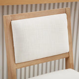 white wood stool chair modern farmhouse design