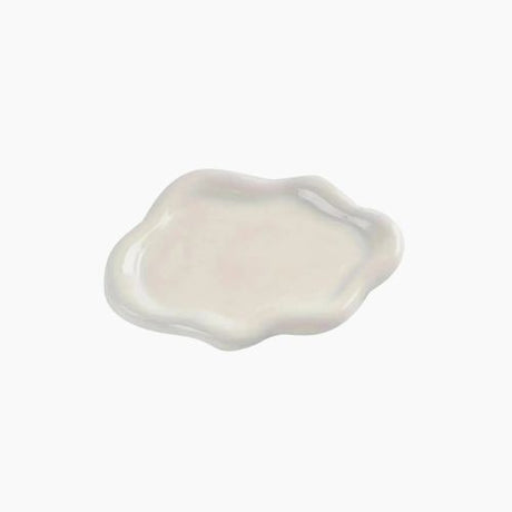 Minimalist Cloud Ceramic Jewelry Tray Desktop Organizer for Rings Earrings