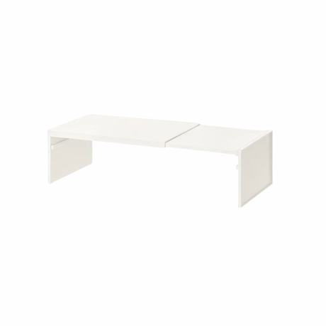 white foldable kitchen storage shelf
