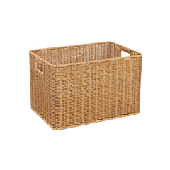 Wicker Baskets Laundry - Versatile Square Storage for Home Organization - wicker storage baskets - Hurbane Home