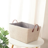 Wicker Laundry Basket – Foldable Rattan Style Storage Basket Large - Woven Laundry Basket - Hurbane Home