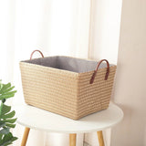 Wicker Laundry Basket – Foldable Rattan Style Storage Basket Large - Woven Laundry Basket - Hurbane Home
