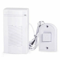 Wired Door Bell – Battery Powered Home Chime With White Button - Wired Doorbell - Hurbane Home