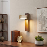 Travertine Rotatable Wall Lamp in a modern interior