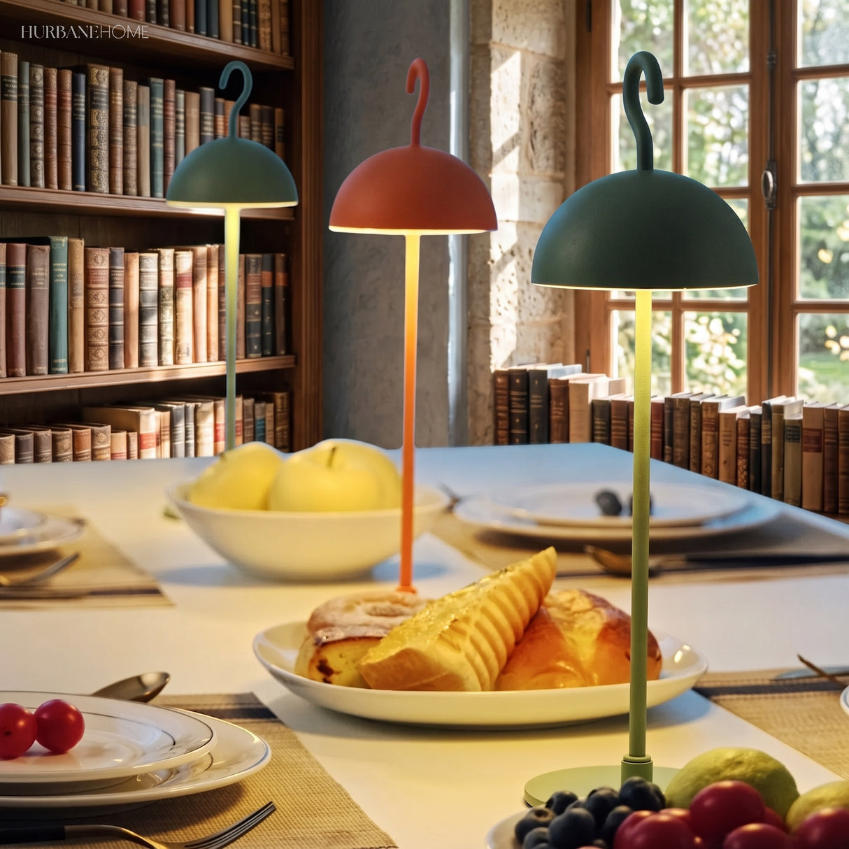 Cordless Rechargeable LED Portable Table Lamp in a modern interior