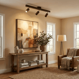 Wood beam multi head track ceiling spotlight supplementary product view 5