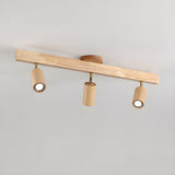 Wood beam multi head track ceiling spotlight supplementary product view 11